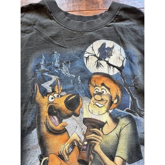 Vintage 90s Scooby Doo T-Shirt READ BELOW 1996 Cartoon Network - Picture 4 of 12